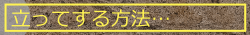 立ってする方法…