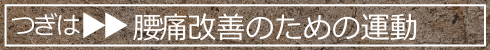 腰痛改善のための運動