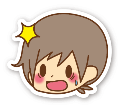 痛みに驚く男性