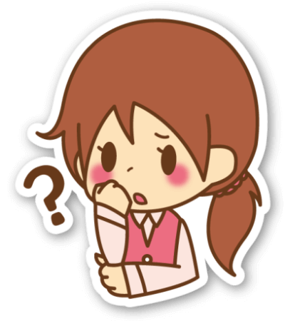 疑問を抱く女性