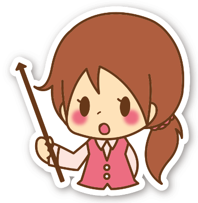 レクチャーする女性