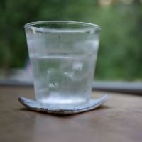グラスの水
