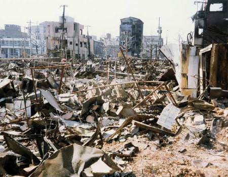 阪神大震災の火災被害