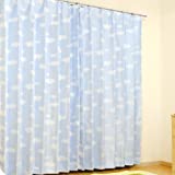 雲 柄 形状 記憶 カーテン 『 クラウド 』 