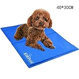 ペット用ひんやりマット クールマット 犬・猫・うさぎ用冷却マット 暑さ対策 グッズ Sサイズ（40*30cm）