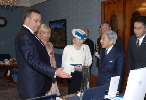 エストニアでの両陛下