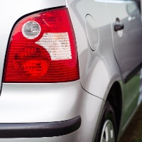 車のテールランプ